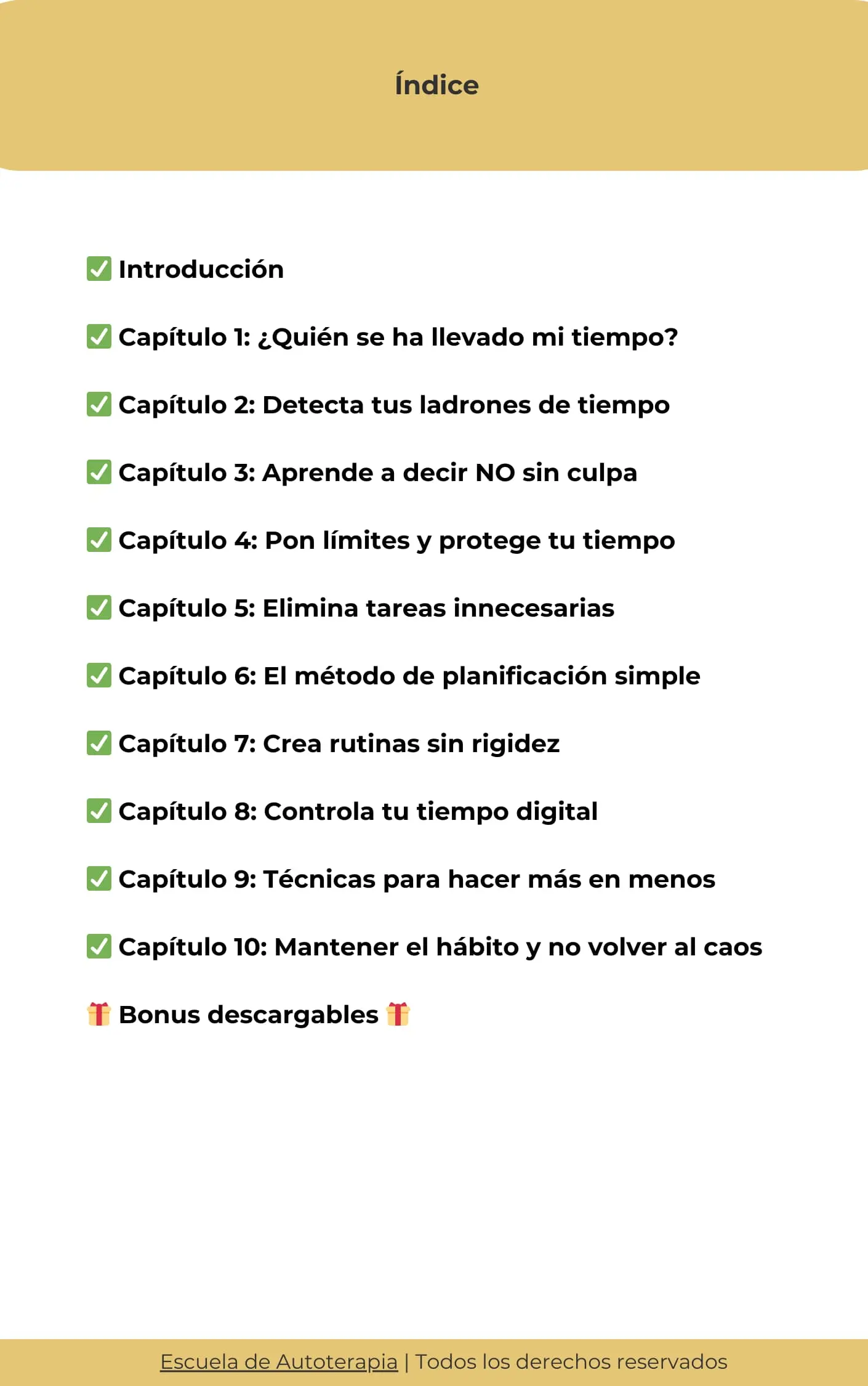 Ebook Recupera tu tiempo, recupera tu vida - Imagen 2